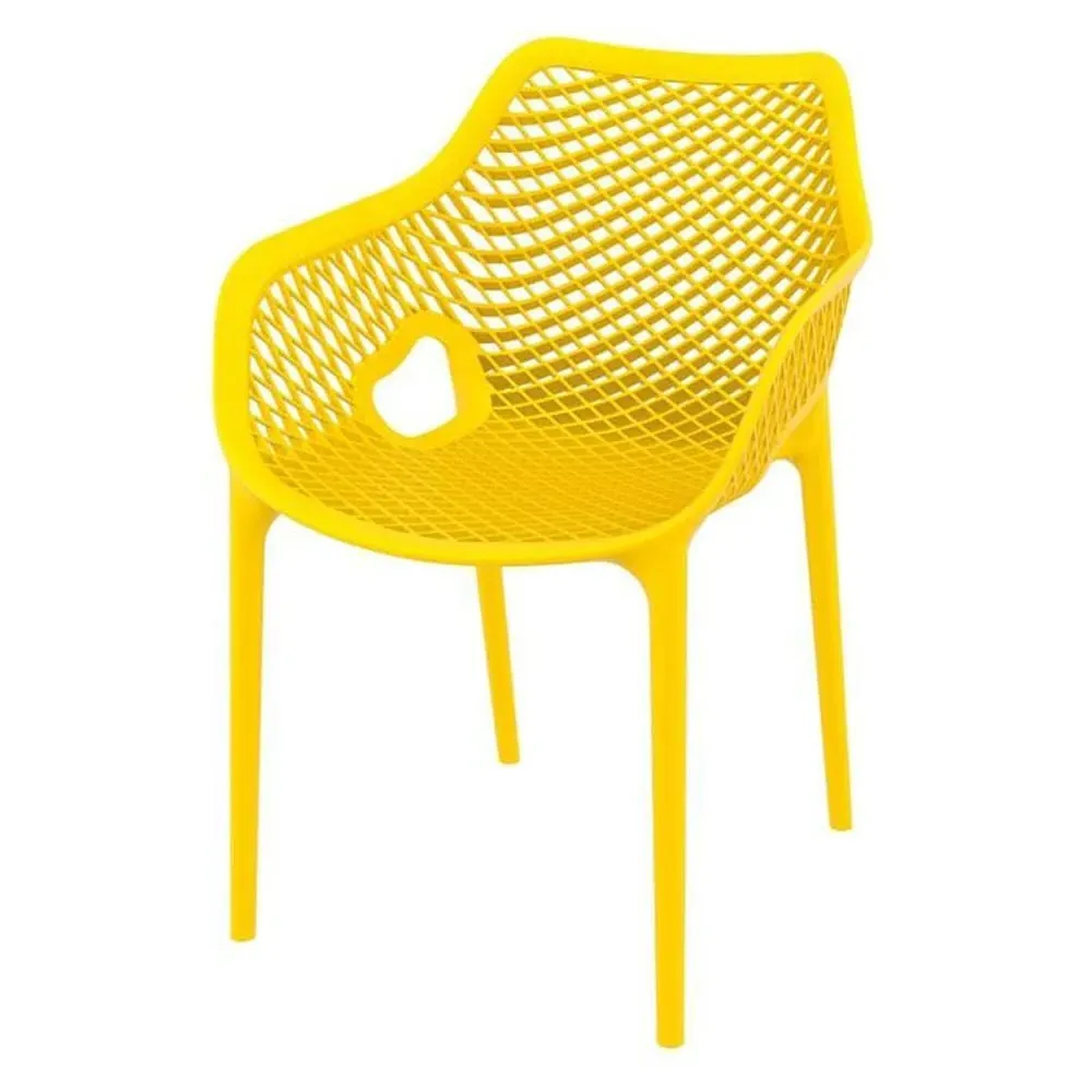 Aultas Garden Armchair - Yellow, Polypropylene