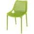 Aultas Garden Side Chair Stackable - Tropical Green, Polypropylene