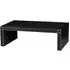 Aurich Coffee Table - Black Leather Effect