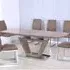 Aurora Extendable Dining Table - Cappuccino, High Gloss