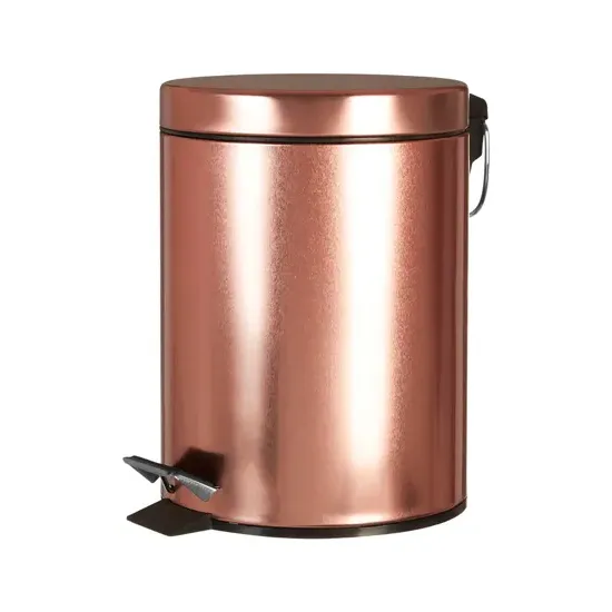 Aurora Metal 5000ml Pedal Bathroom Bin - Rose Gold product