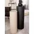 Aurora Set of 2 Cylindrical Pillars - Black, Metal