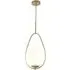 Avalon Opal Glass Ceiling Pendant Light - Gold