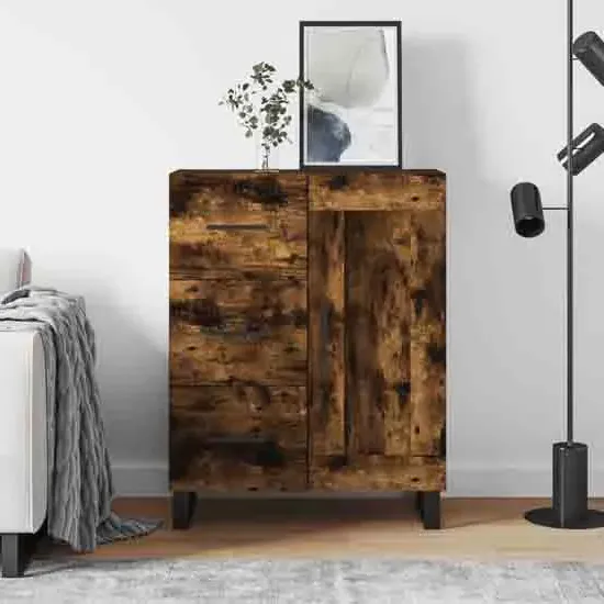 Avalon Sideboard with 1 Door 3 Drawers - Smoked Oak product