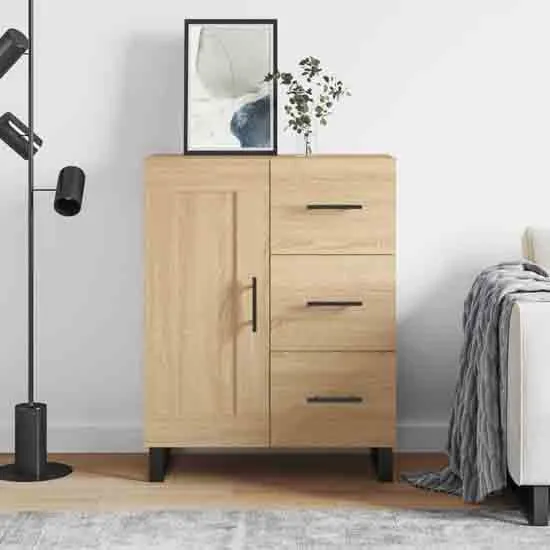 Avalon Sideboard with 1 Door 3 Drawers - Sonoma Oak