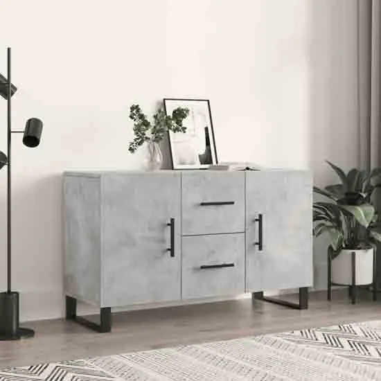 Avalon Sideboard with 2 Doors 2 Drawers - Concrete Grey image