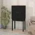 Aveiro Pinewood Highboard with 2 Doors - Black
