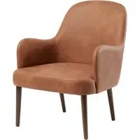 Avelay 1-Seater Sofa - Cognac, Faux Leather