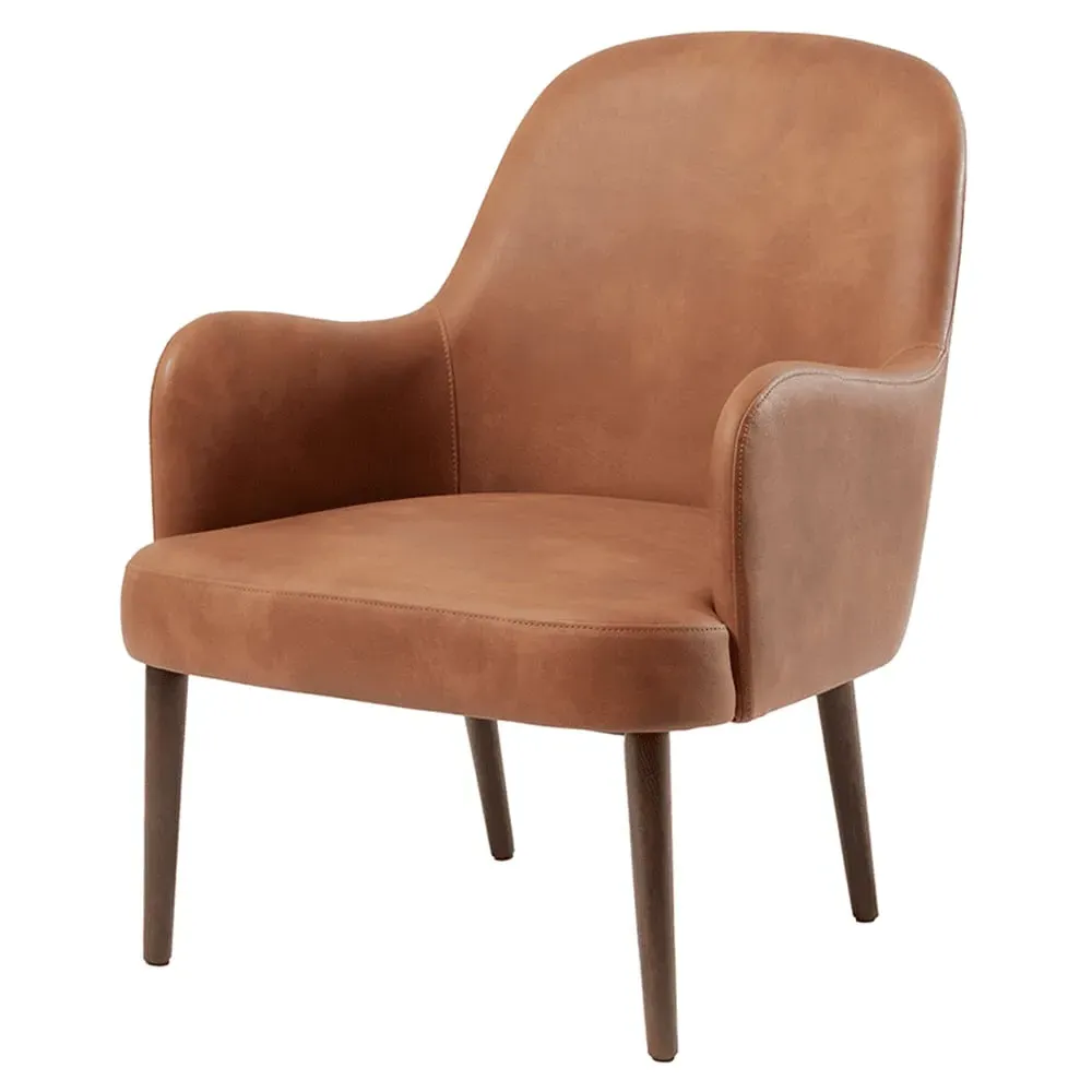 Avelay 1-Seater Sofa - Cognac, Faux Leather image