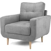 Avenel 1-Seater Sofa - Grey, Fabric