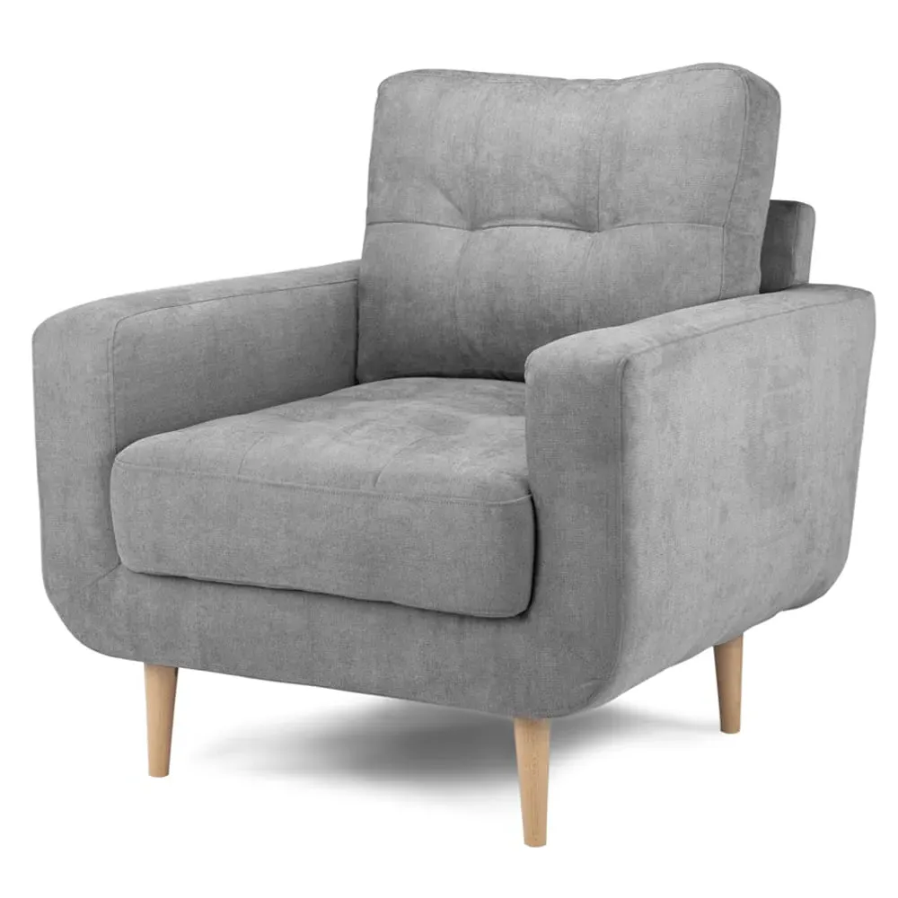 Avenel 1-Seater Sofa - Grey, Fabric image