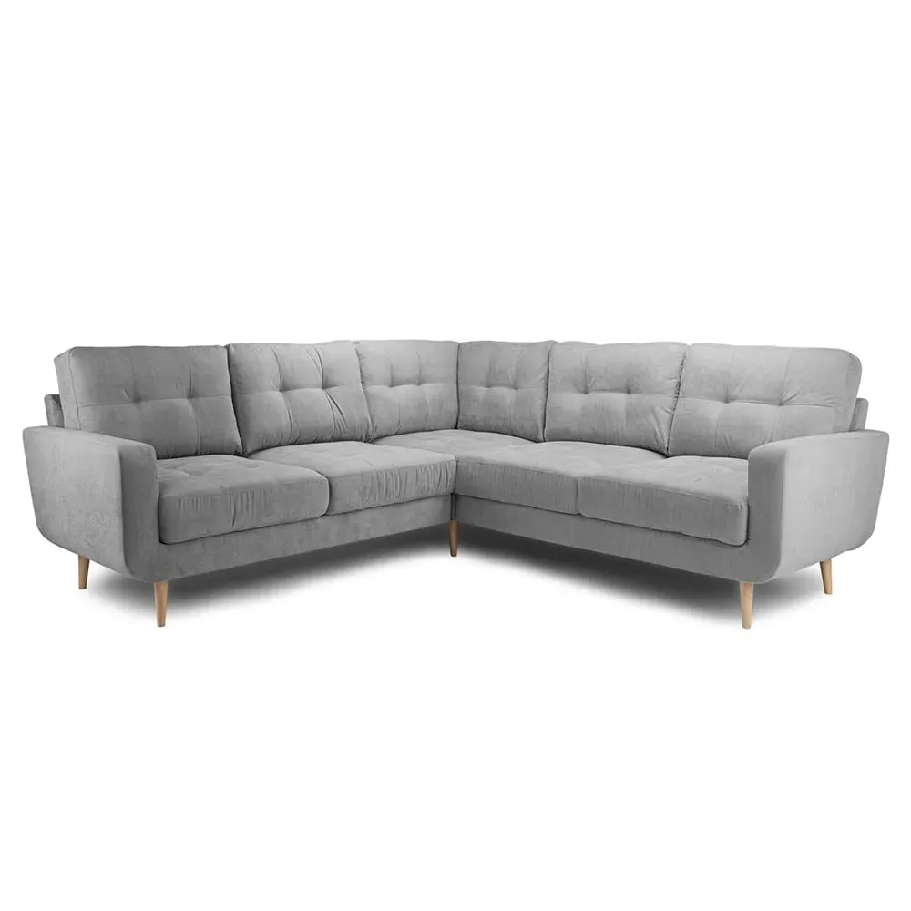 Avenel Corner Sofa - Grey, Fabric