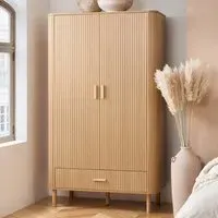 Avenel Wardrobe with 2 Doors 1 Drawer - Oak