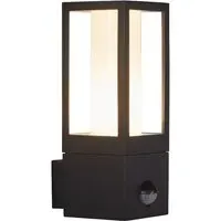 Avenue Polycarbonate Outdoor Wall Light - Black, White