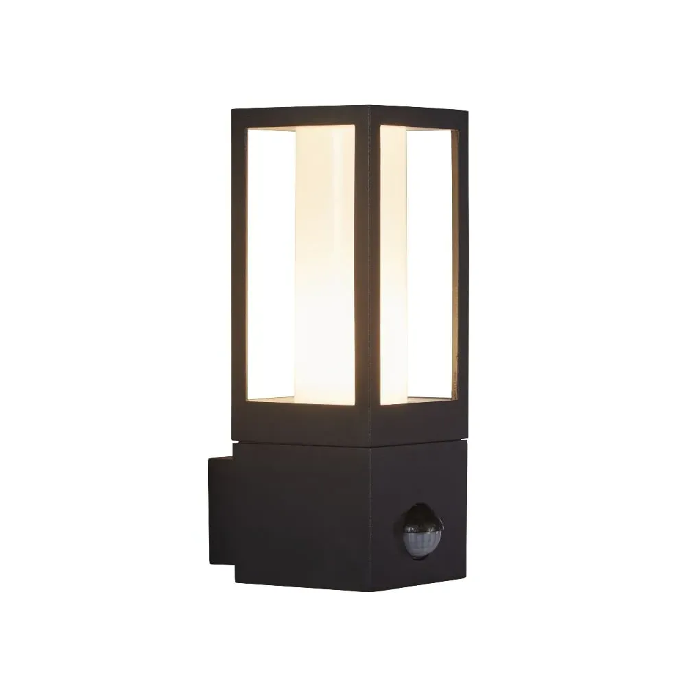 Avenue Polycarbonate Outdoor Wall Light - Black, White image