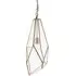 Avery Cage Pendant Light - Antique Brass, Glass