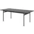 Avila Rectangular Dining Table - Black, Ash Wood