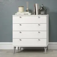 Avoch Chest of 4 Drawers - White
