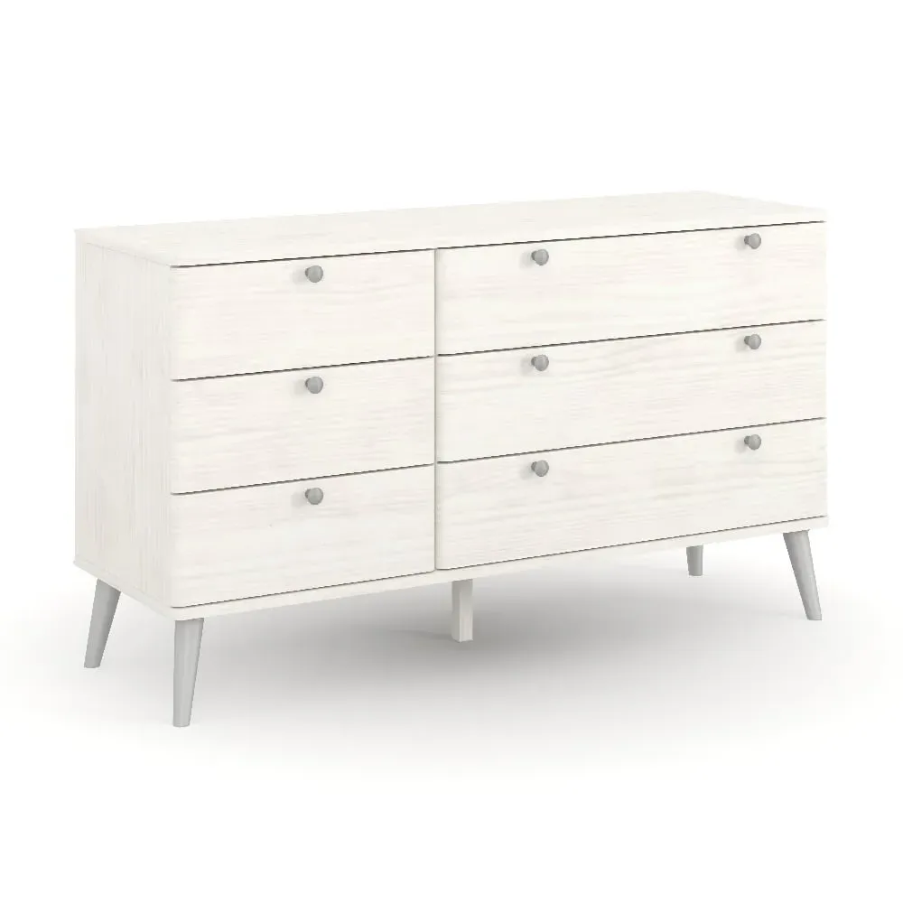 Avoch Chest of 6 Drawers - White