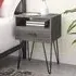 Avon Side Table with 1 Drawer - Slate Grey