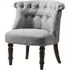 Avondale Accent Chair with Wooden Legs - Grey, Fabric
