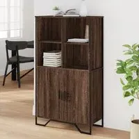 Avondale Highboard with 2 Doors - Brown, Engineered Wood