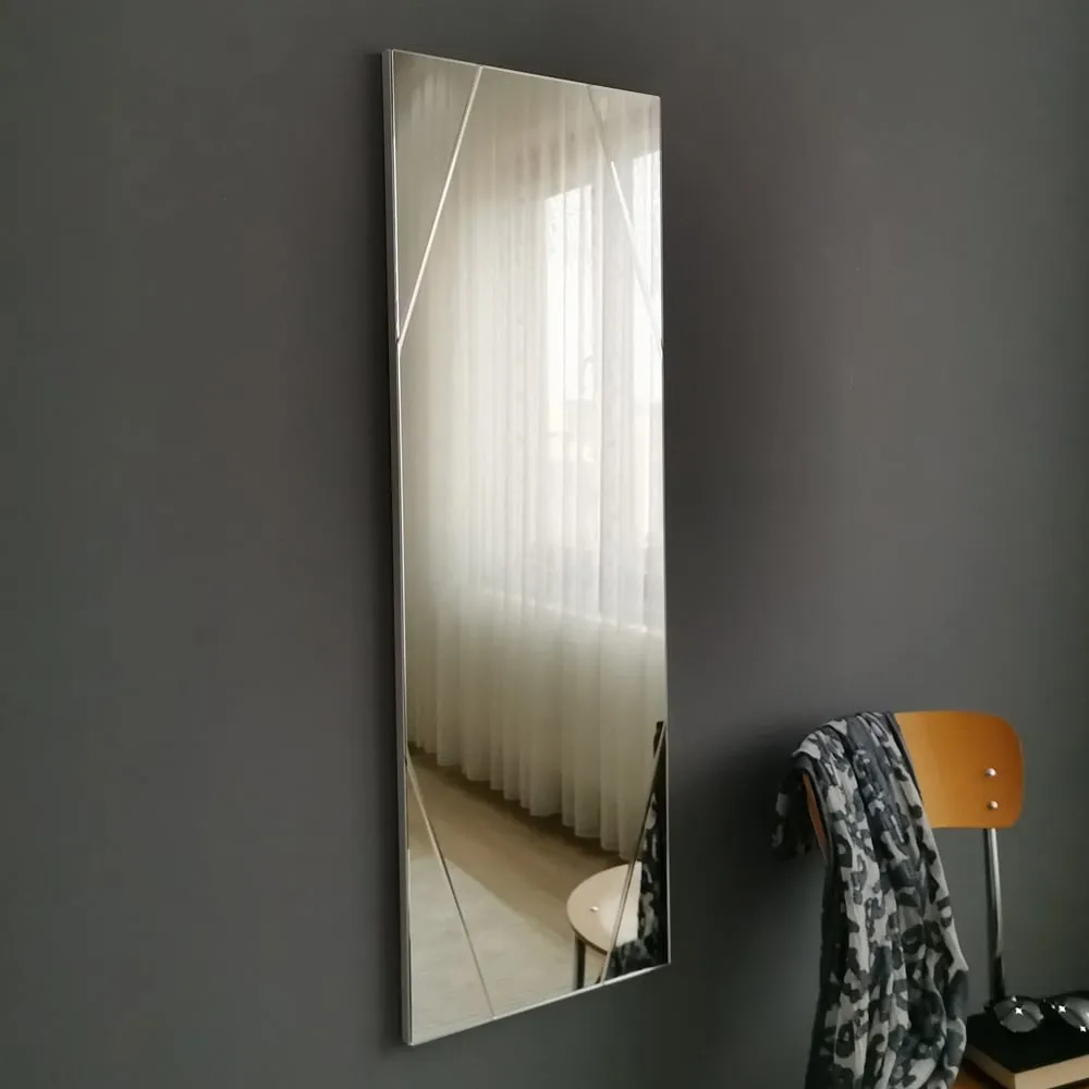 Avyra Full Length Wall Mirror - Silver, Glass product