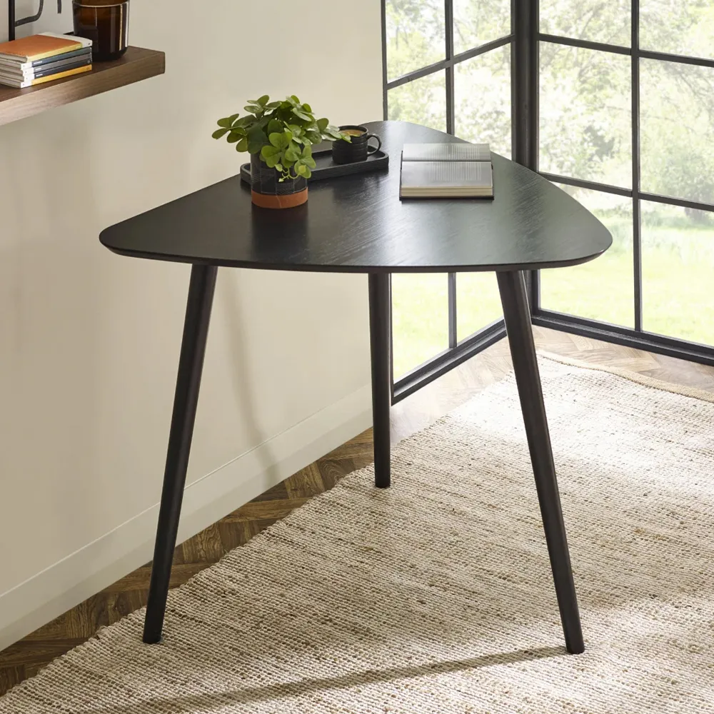 Avyron Triangular Dining Table - Black Ash product
