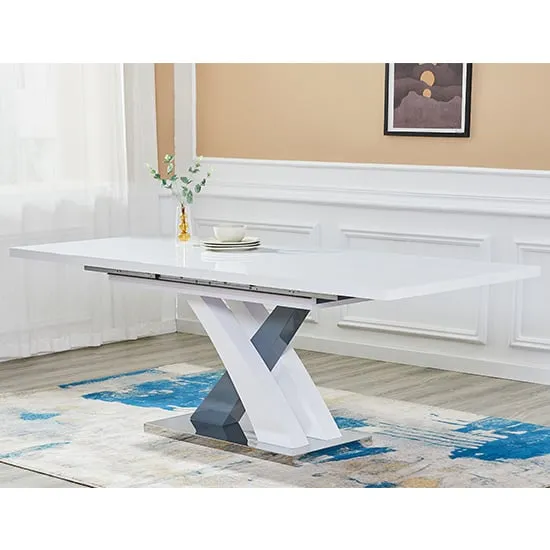 Axara Extendable Dining Table - White