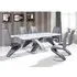 Axara Extendable Dining Table with 6 Summer Chairs - Grey