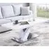 Axara Rectangular Coffee Table - White, High Gloss