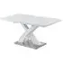 Axara Small Extendable Dining Table - White, High Gloss