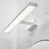Axis Frosted Plastic Wall Light - Chrome