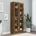 Axtan Display Cabinet with 2 Doors - Smoked Oak