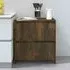Axton Storage Cabinet with 4 Doors - Smoked Oak