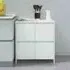 Axton Storage Cabinet with 4 Doors - White