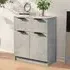 Aylesbury Sideboard with Storage - Grey, Engineered Wood