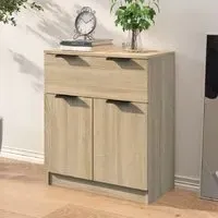 Aylesbury Sideboard with Storage - Sonoma Oak, Engineered Wood