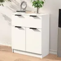 Aylesbury Sideboard with Storage - White, Engineered Wood