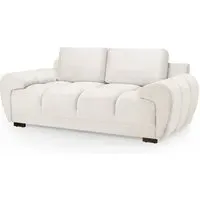 Aztec 2-Seater Sofa - Cream, Velvet