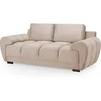 Aztec 2-Seater Sofa - Mocha, Velvet