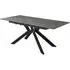 Azure Extending Dining Table - Grey, Ceramic