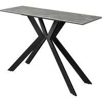 Azure Rectangular Console Table - Grey, Ceramic