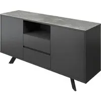 Azure Sideboard with Storage - Grey, Ceramic
