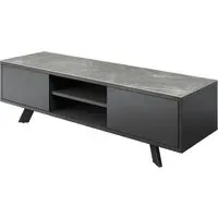 Azure TV Stand with Storage - Grey, Ceramic