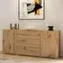 Azusa Sideboard with 2 Doors 3 Drawers - Artisan Oak