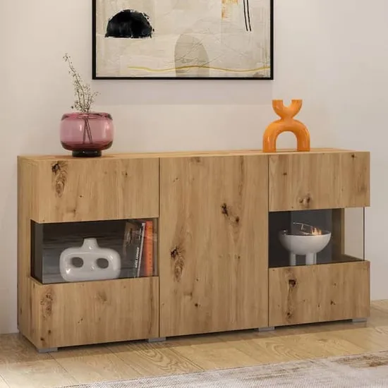 Azusa Sideboard with 3 Doors - Artisan Oak