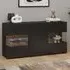Azusa Sideboard with 3 Doors - Black