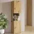 Azusa Tall Display Cabinet - Artisan Oak