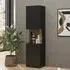 Azusa Tall Display Cabinet - Black